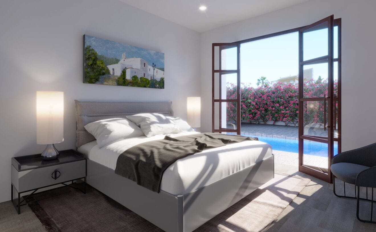 Habitación de un chalet en venta en Dénia, en Les Marines - Lucas Graf Projects