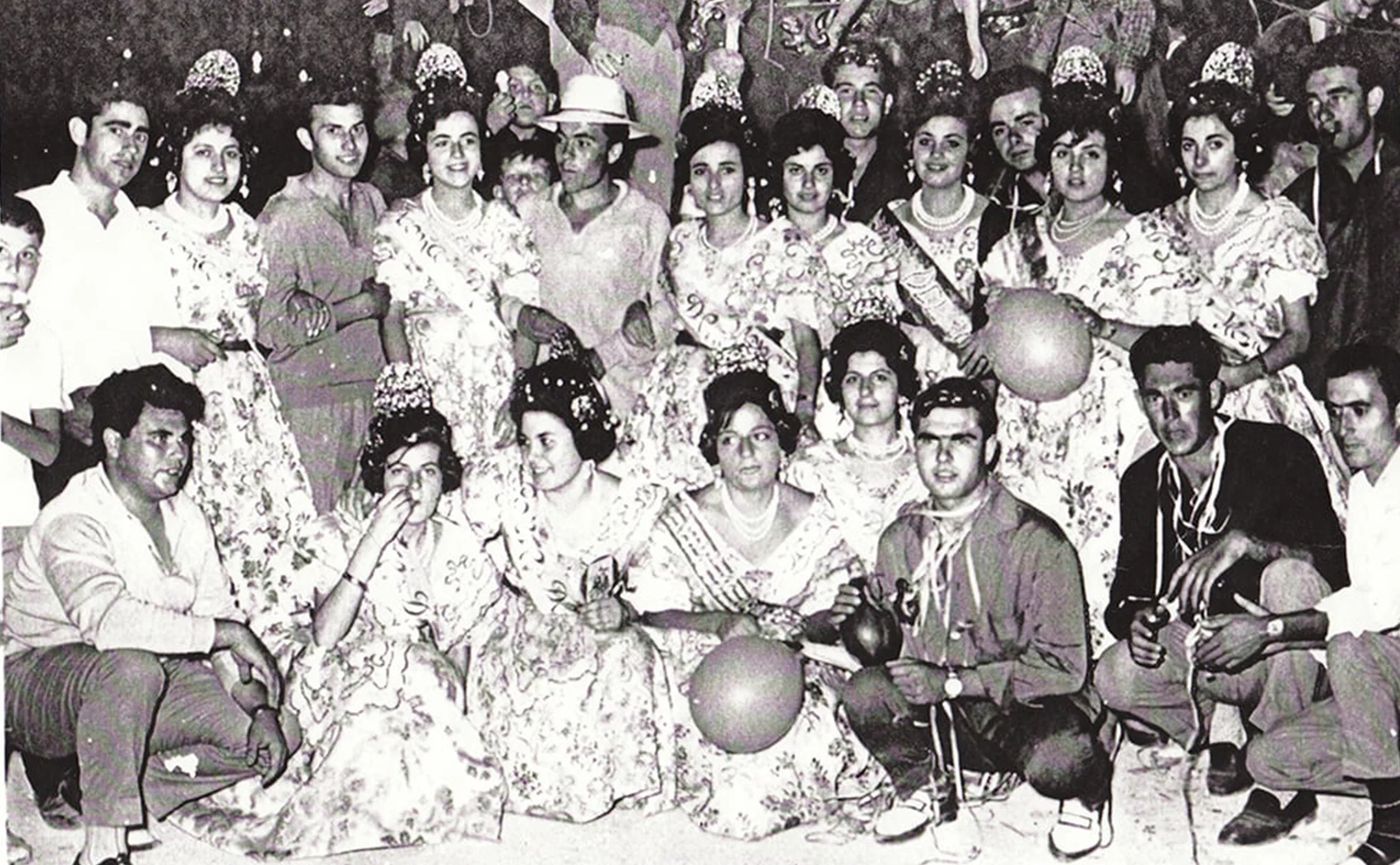 Hogueras de San Juan en Jávea en 1962