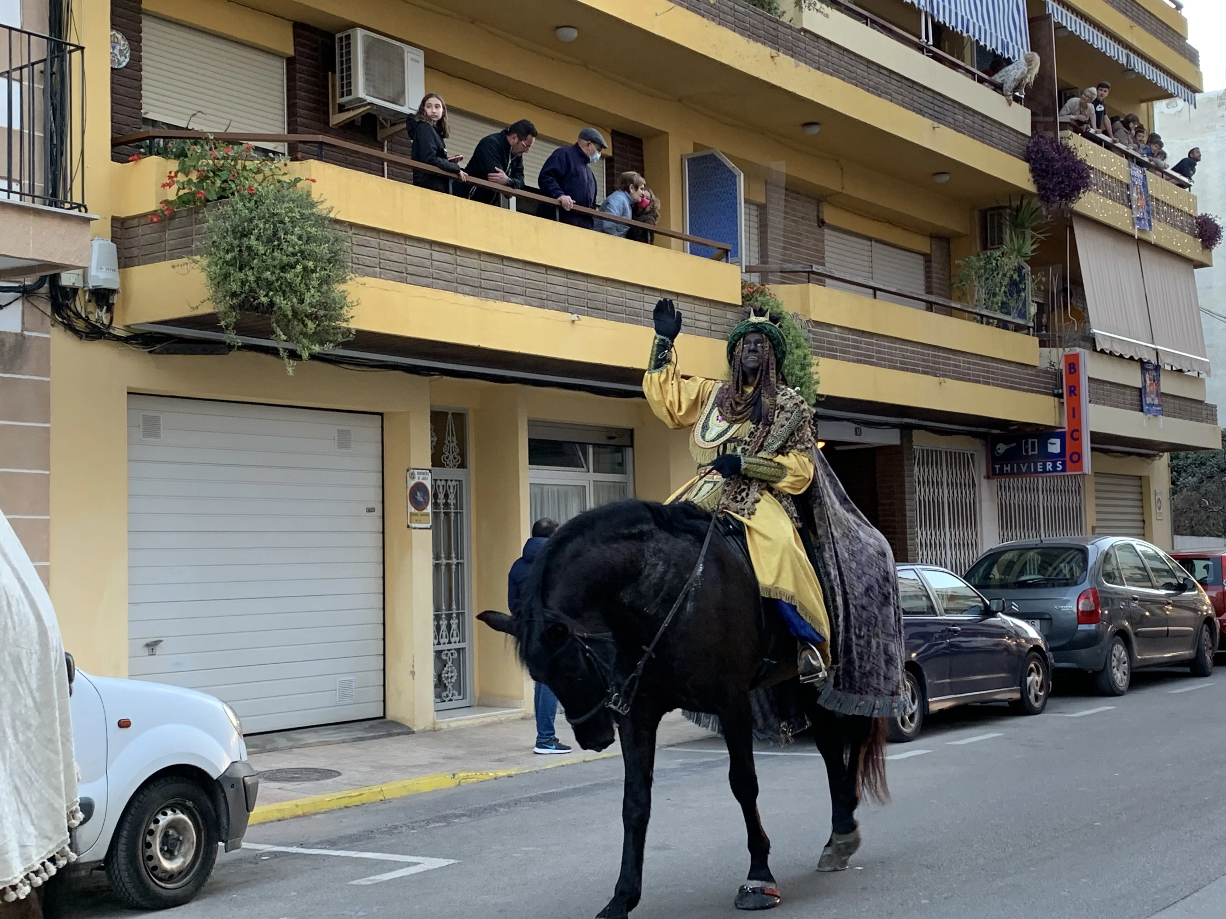 Llegada de los Reyes Magos a Xàbia