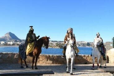 Llegada de los Reyes Magos a Xàbia