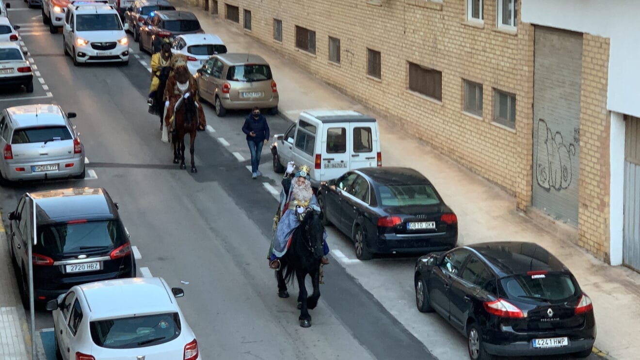 Llegada de los Reyes Magos a Xàbia