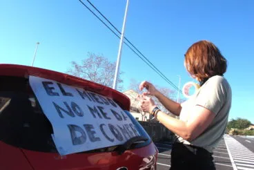 Manifestación de los hosteleros