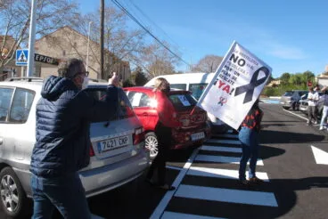 Manifestación de los hosteleros