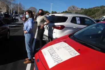 Manifestación de los hosteleros