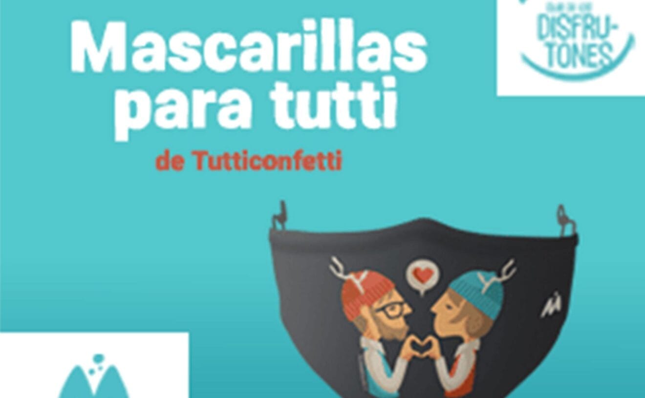 Mascarillas de la artista alicantina Tutticonfetti - Portal de la Marina