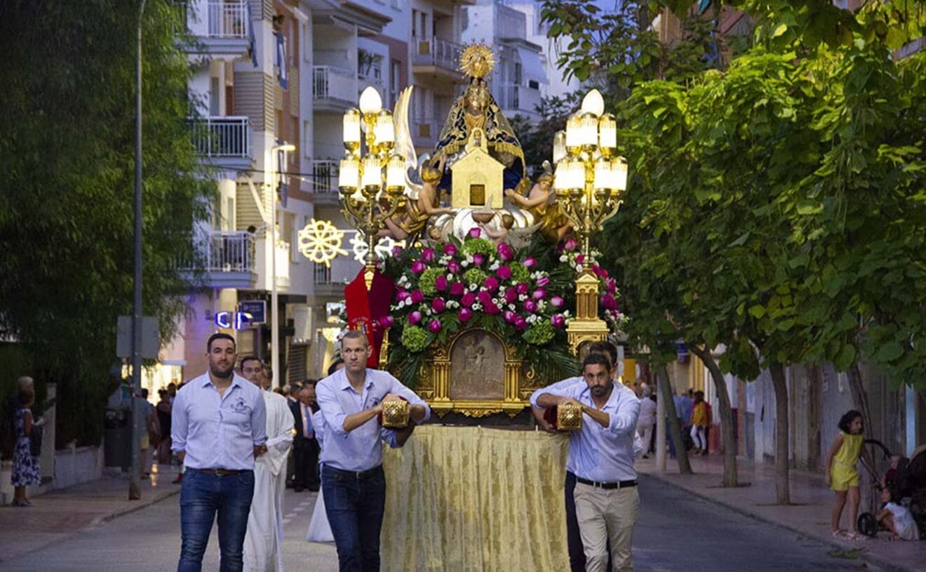 Procesión de la Mare de Déu de Loreto de Xàbia (año 2019)