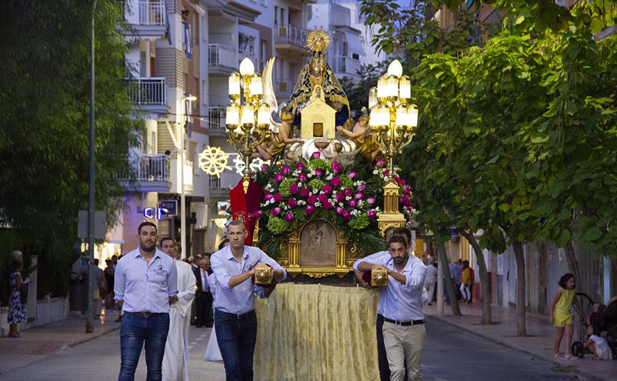 Procesión de la Mare de Déu de Loreto de Xàbia (año 2019)