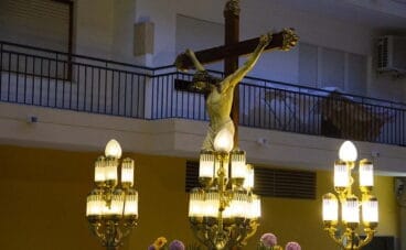 Detalle del paso de la procesión del Santísimo Cristo del Mar de Xàbia