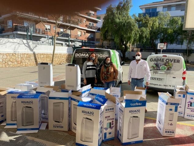 Imagen: Purificadores para el CEIP Mediterrània