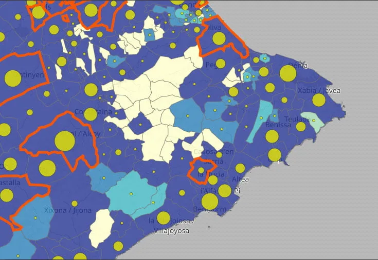 Situación de la evolución del coronavirus en la Marina Alta
