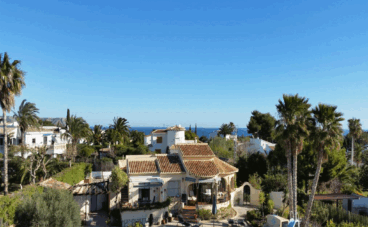 Vistas desde un chalet en venta en la zona Tosalet de Jávea – Atina Inmobiliaria