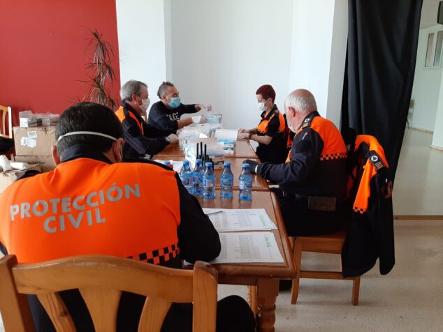 Imagen: Voluntarios de Protección Civil de Benitatxell