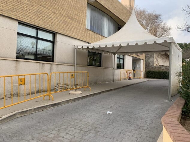 Imagen: Carpa para la realización de PCR en Xàbia