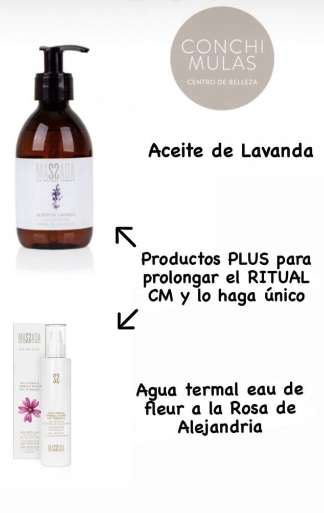 Imagen: Productos para prolongar el ritual CM - Centro de Estética Conchi Mulas
