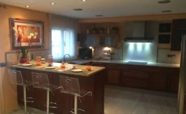 Cocina en una casa en venta en el puerto de Jávea – Terramar Costa Blanca