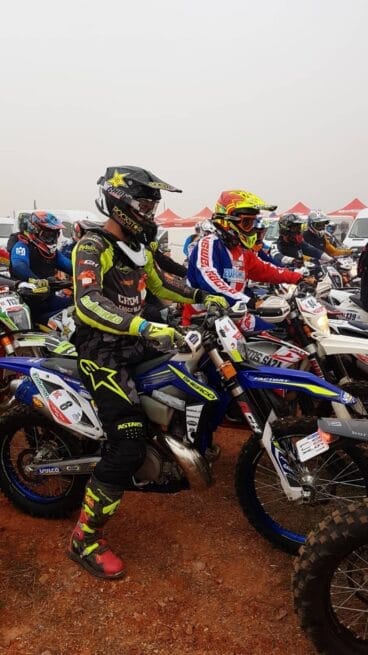 Cristóbal Cholbi en la primera prueba del Campeonato Nacional