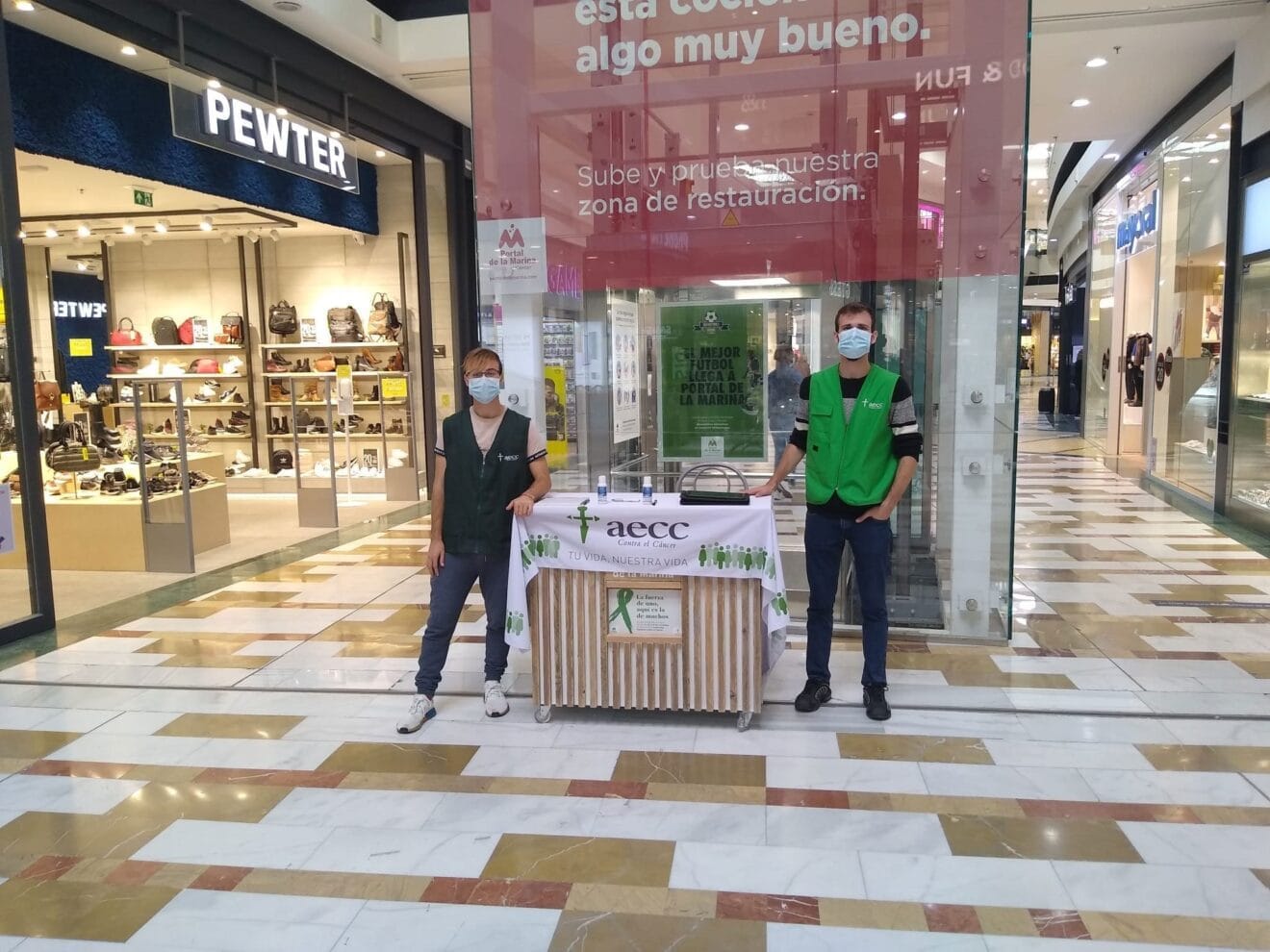 Espacio solidario para ONG y asociaciones en Portal de la Marina