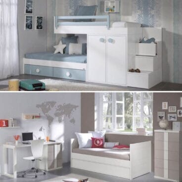 Transformación de una habitación infantil a juvenil – Muebles Martínez