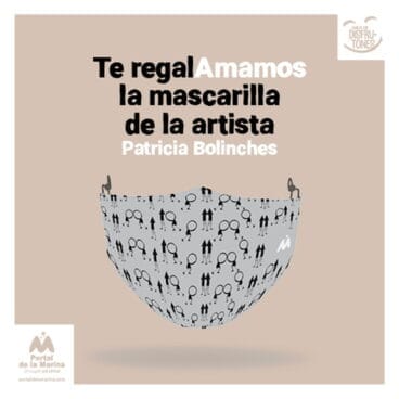 Mascarilla de la artista Patricia Bolinches – Portal de la Marina