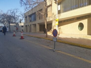 Zona reservada para pacientes que deban acudir al Centro de Salud