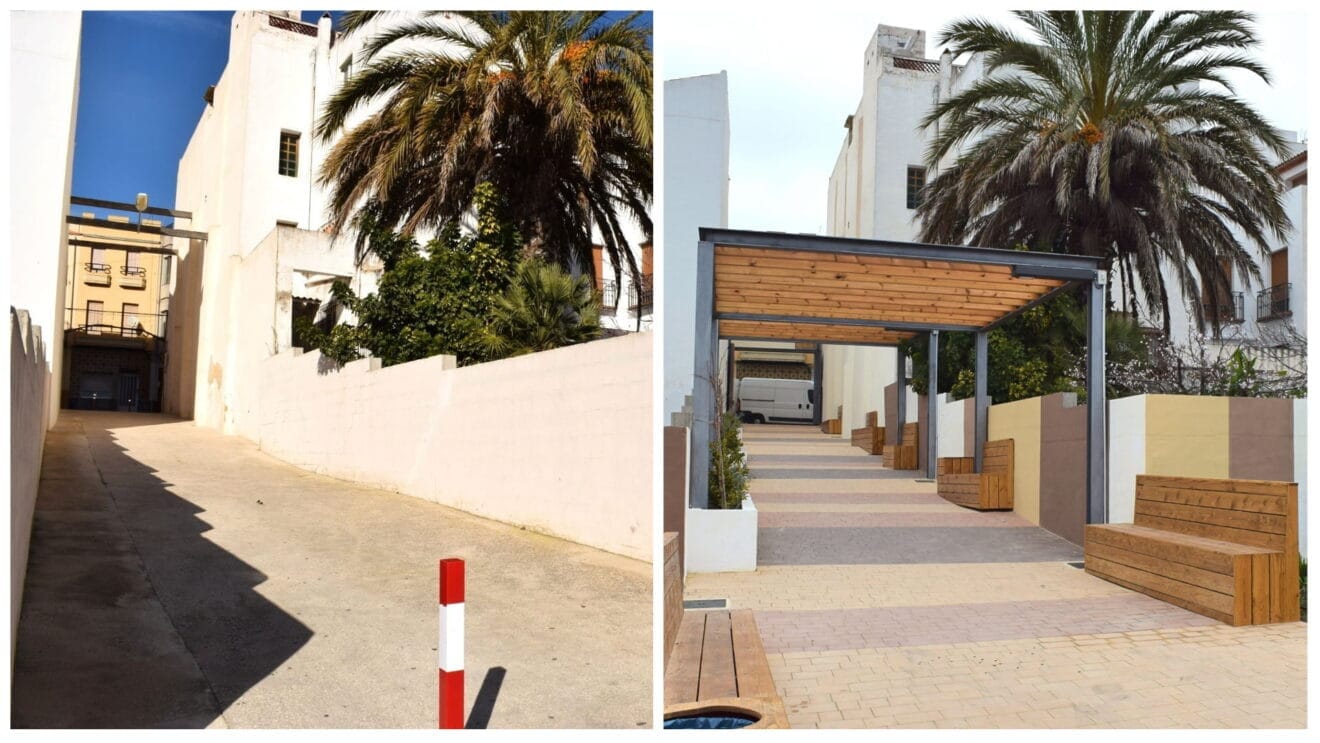 Antes y después de la calle Llebeig