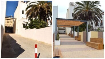 Antes y después de la calle Llebeig