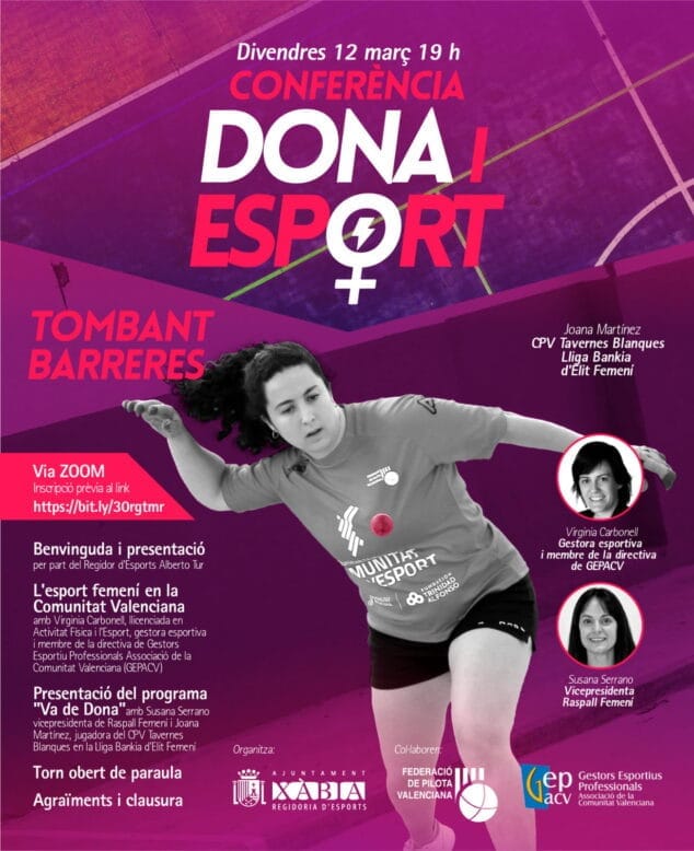 Imagen: Charla de mujeres deportistas