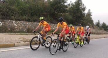 El equipo español en la Campeonato de Europa