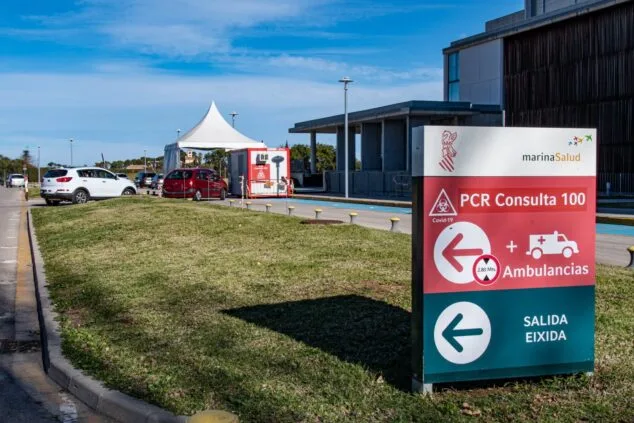 Imagen: Exterior del Hospital de Dénia