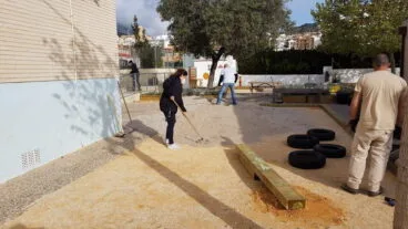 Intervención de remodelación en el patio de infantil