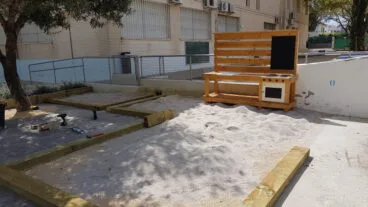 Nuevo espacio de juego infantil en el CEIP Trenc d’Alba