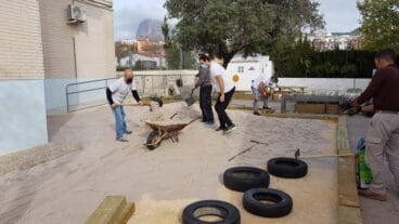 Nuevo espacio en el patio de infantil del Trenc d’Alba