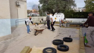 Nuevo espacio en el patio de infantil del Trenc d’Alba