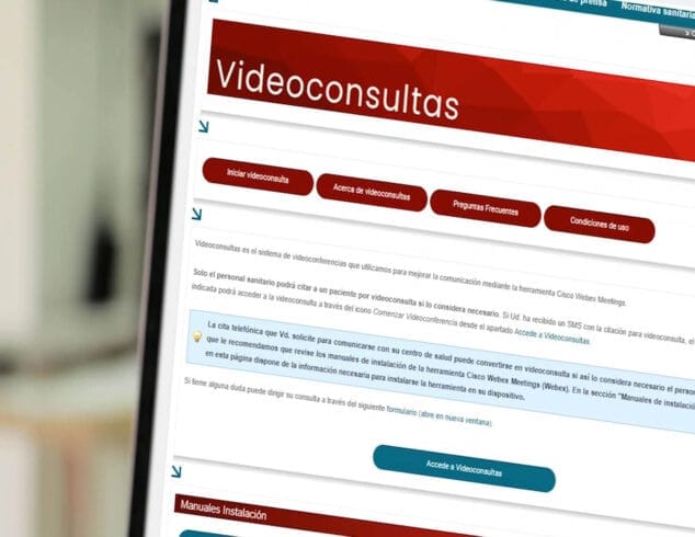 Imagen: Nuevo portal de atención al paciente de Sanidad