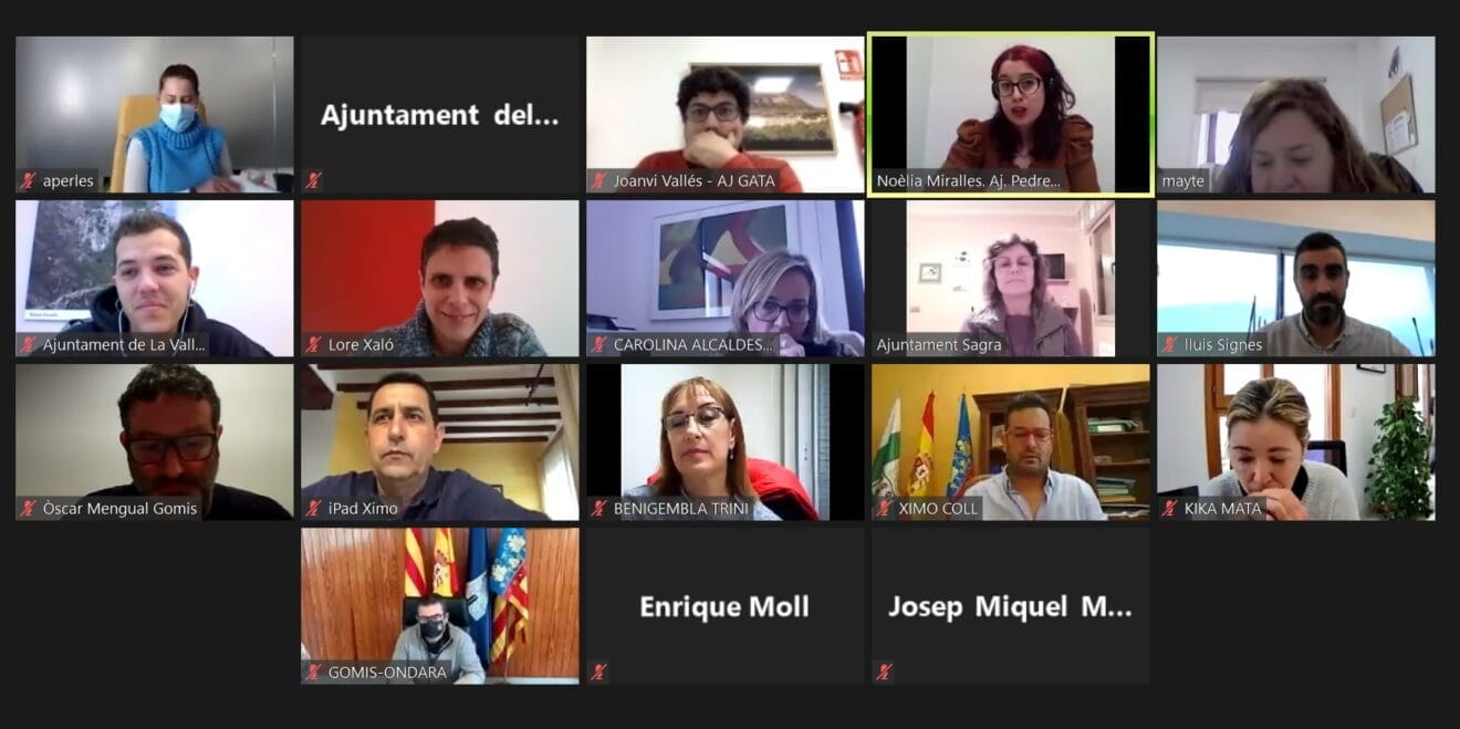 Reunión de las concejalías de Fiestas de la Marina Alta