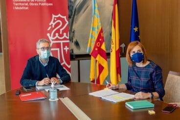 Reunión del conseller sobre las obras de emergencias