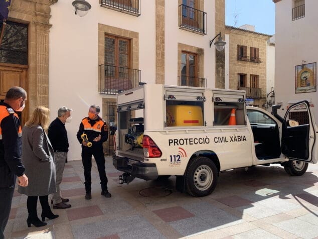 Imagen: Vehículo de respuesta rápida de Protección Civil