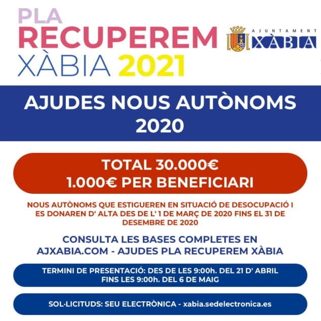 Imagen: Ayudas a nuevos autónomos