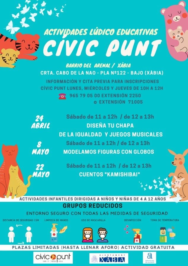 Imagen: Cartel de actividades del Civic Punt