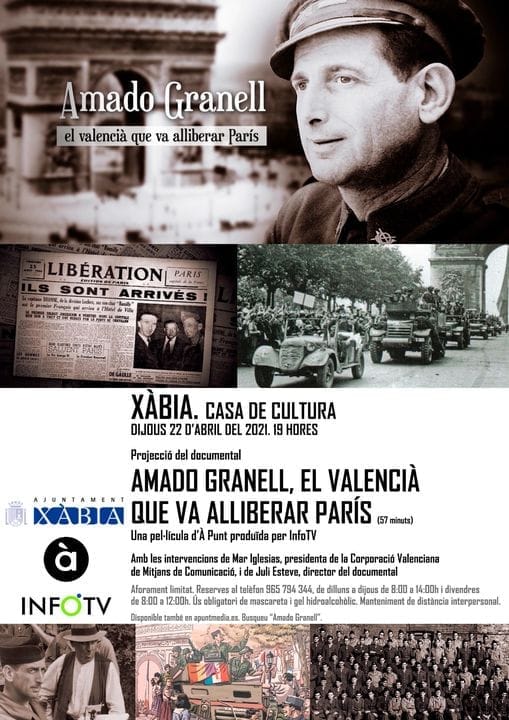 Imagen: Cartel de la proyección audiovisual