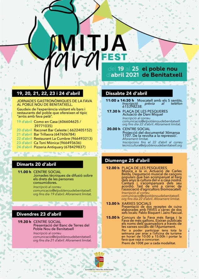 Imagen: Cartel del Mitjafava Fest 2021