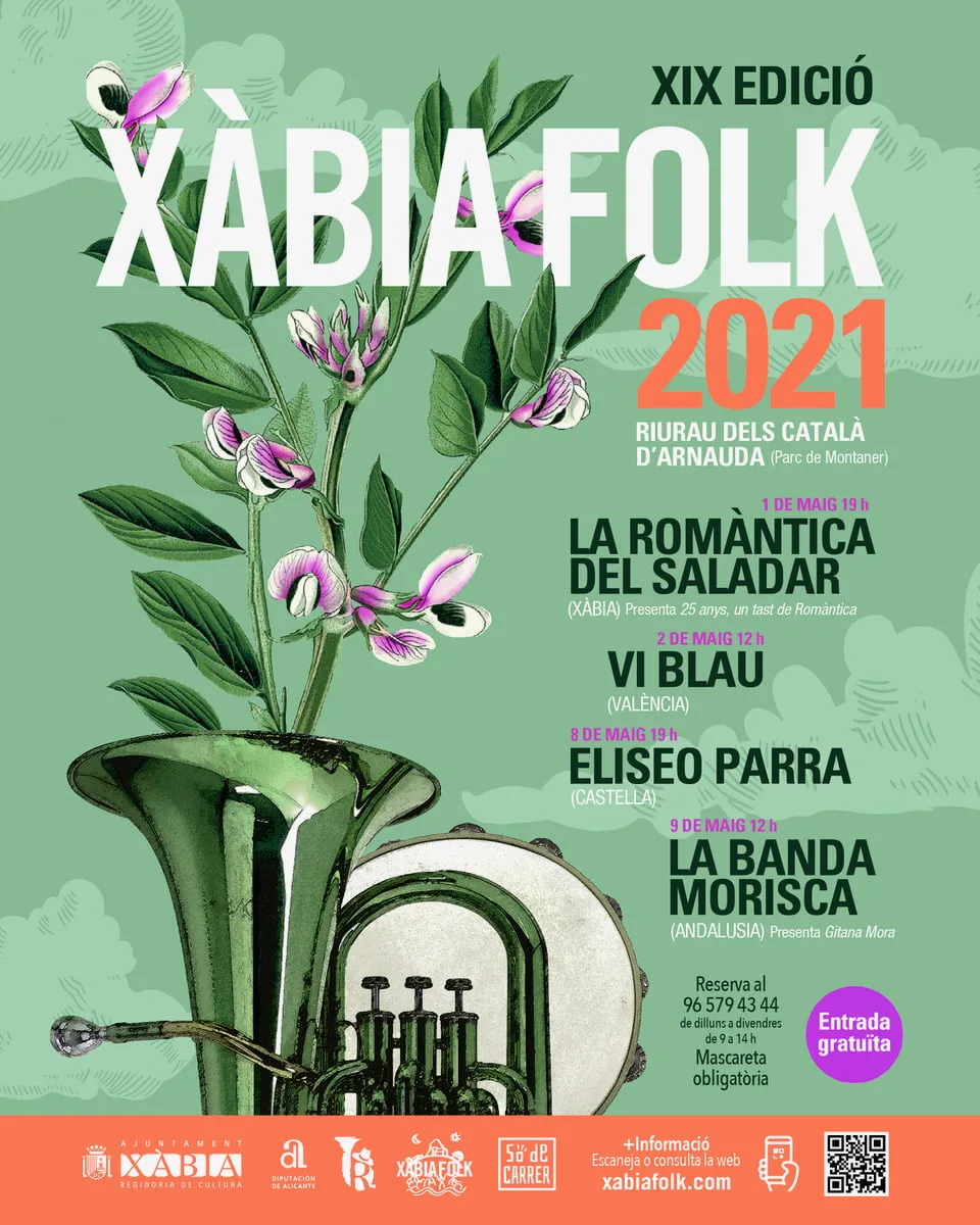 Cartel Xàbia Folk 2021