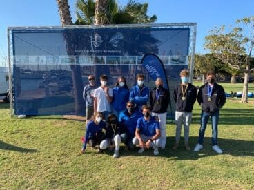 Regatistas del CN Jávea en el Gran Trofeo de Valencia