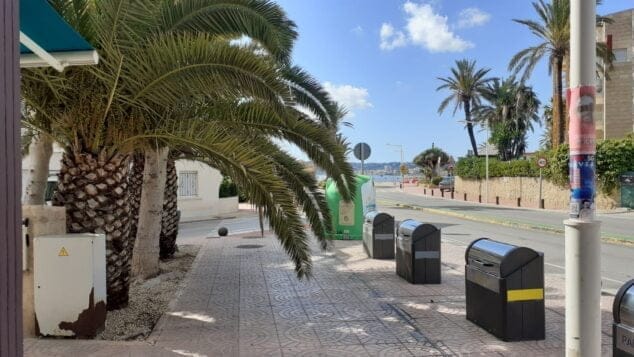 Imagen: Contenedores de residuos de Xàbia