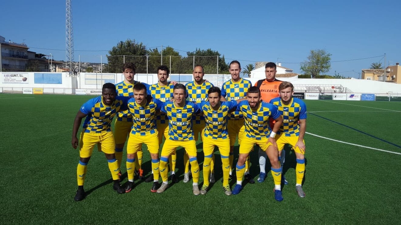 El once del CD Dénia