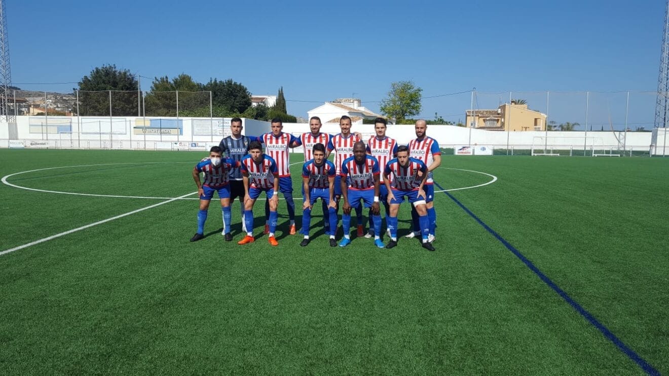 El once del CD Jávea frente al Racing Benidorm