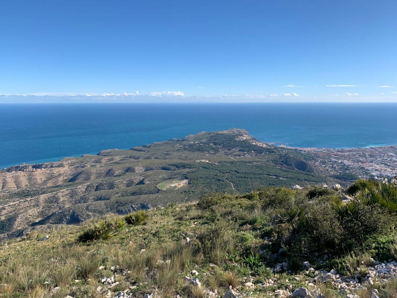 La Plana desde el  Montgó