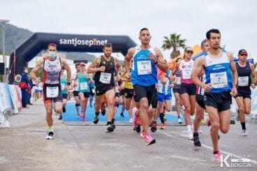 Moha Rida en la salida de la carrera