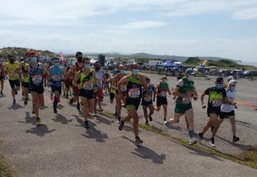 Nasio Cardona durante la carrera