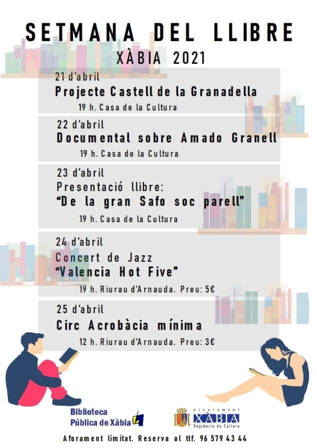 Imagen: Cartel de la programación Semana del Libro